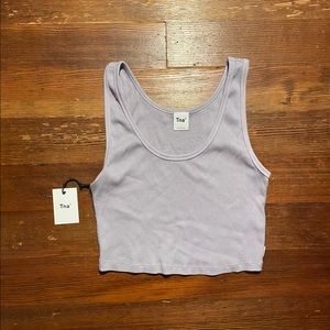 PURPHASED *NWT TNA Ribbed Cropped Tank Top- Lavender*